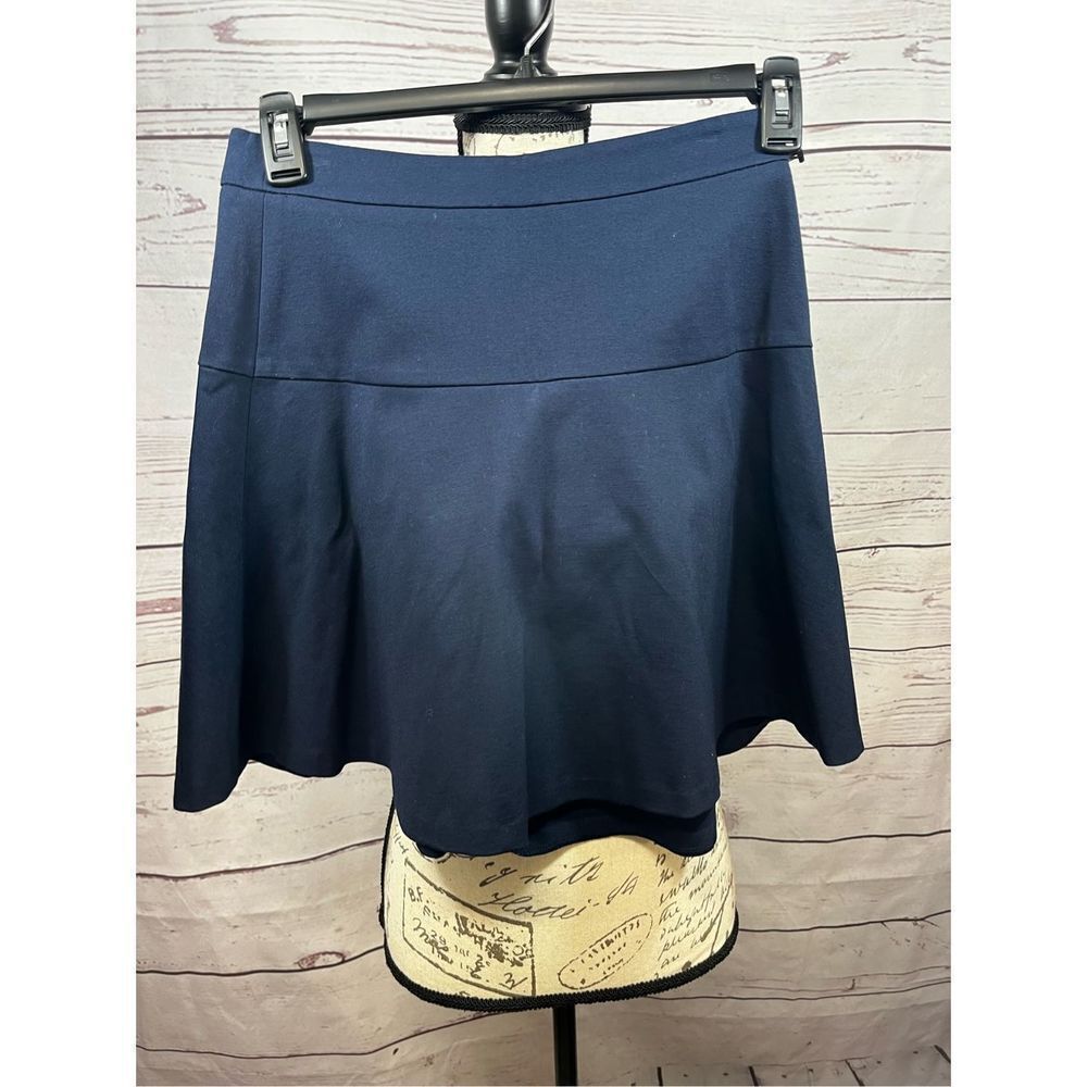 Banana Republic Navy Blue Mini Skirt Women's Size 2 Career Business Casual
